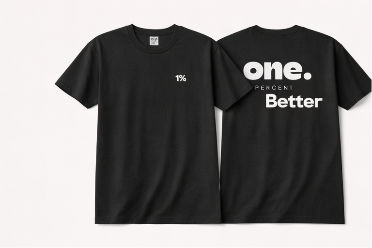 one percent better. | Black