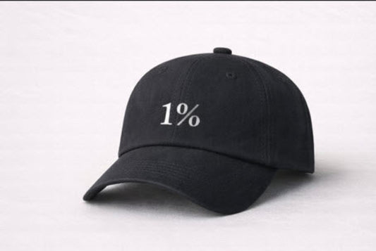 1% Cap - Black