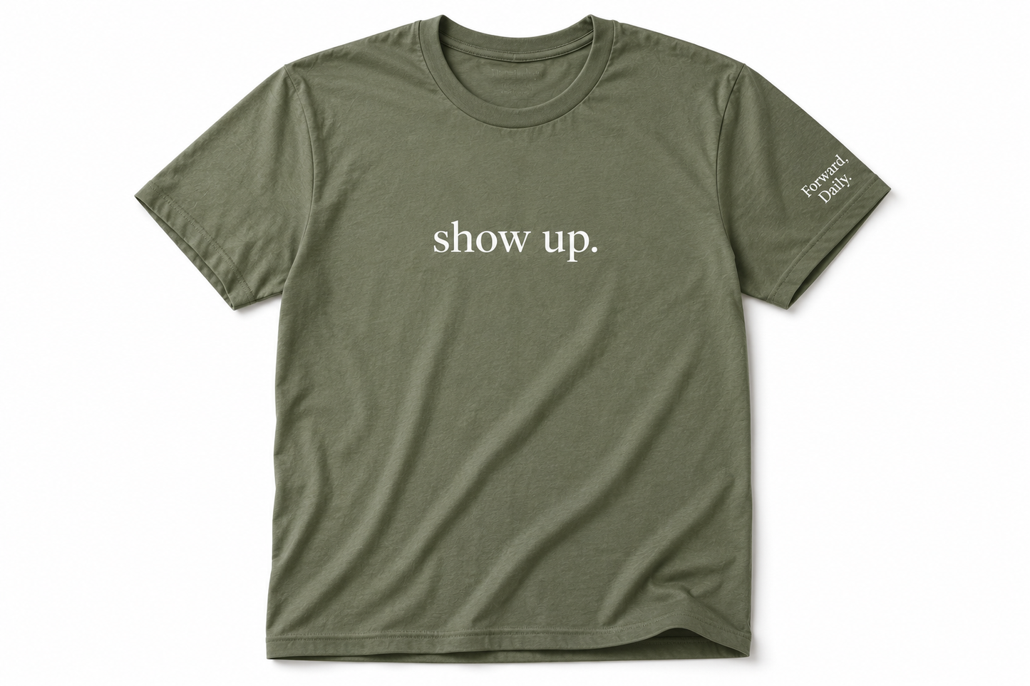 show up.