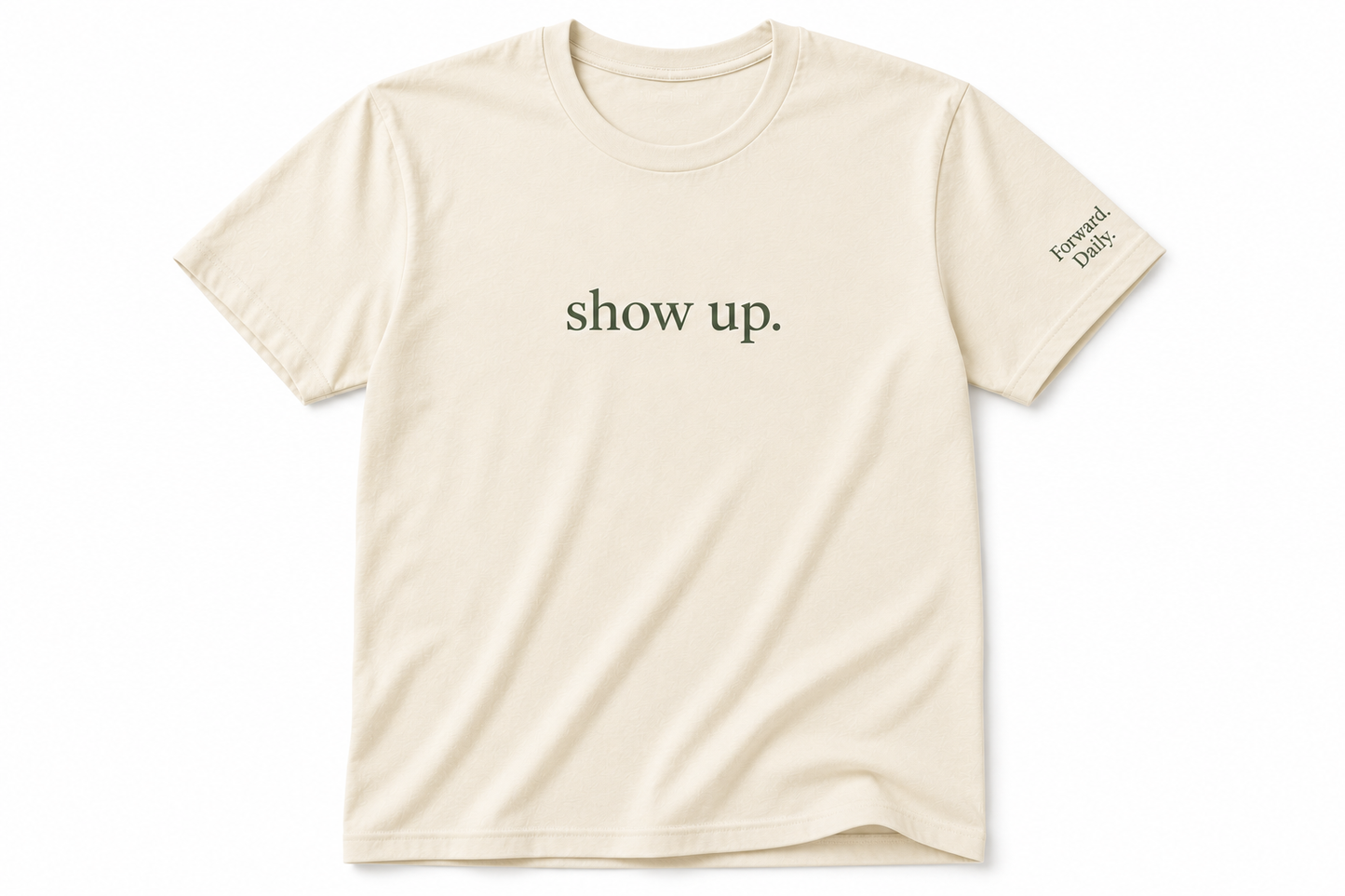 show up.