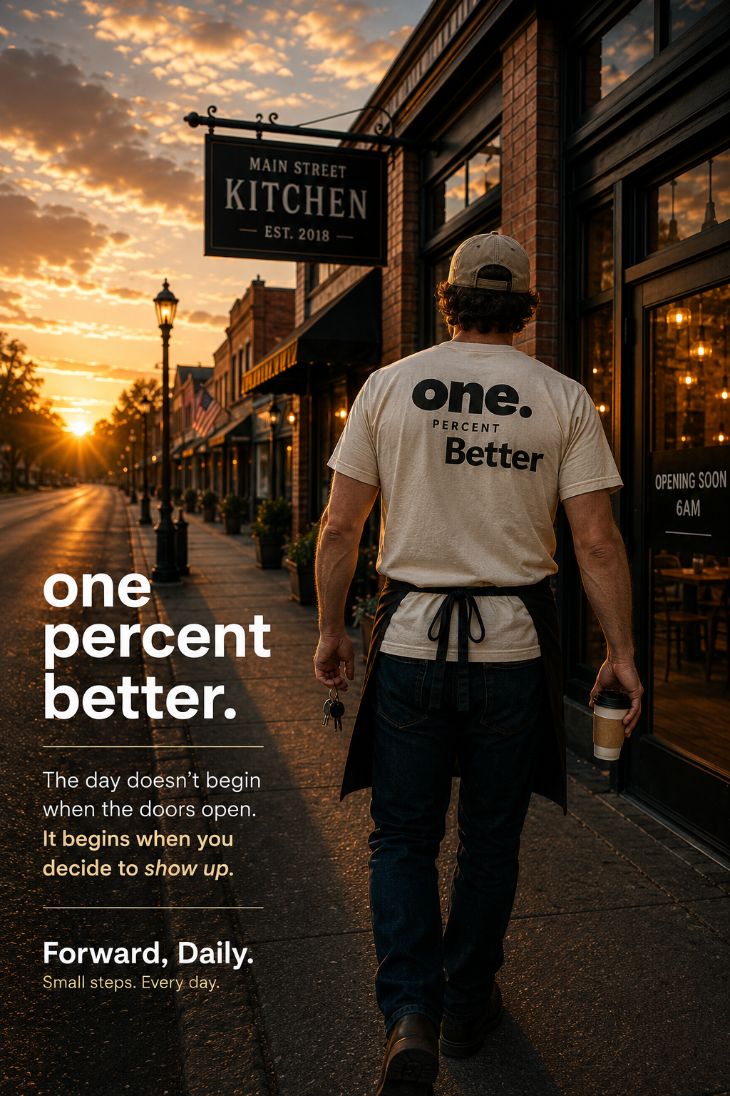 one percent better.
